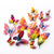 3D Rainbow Butterfly Magnetic Stickers 12 Pack - Style 3