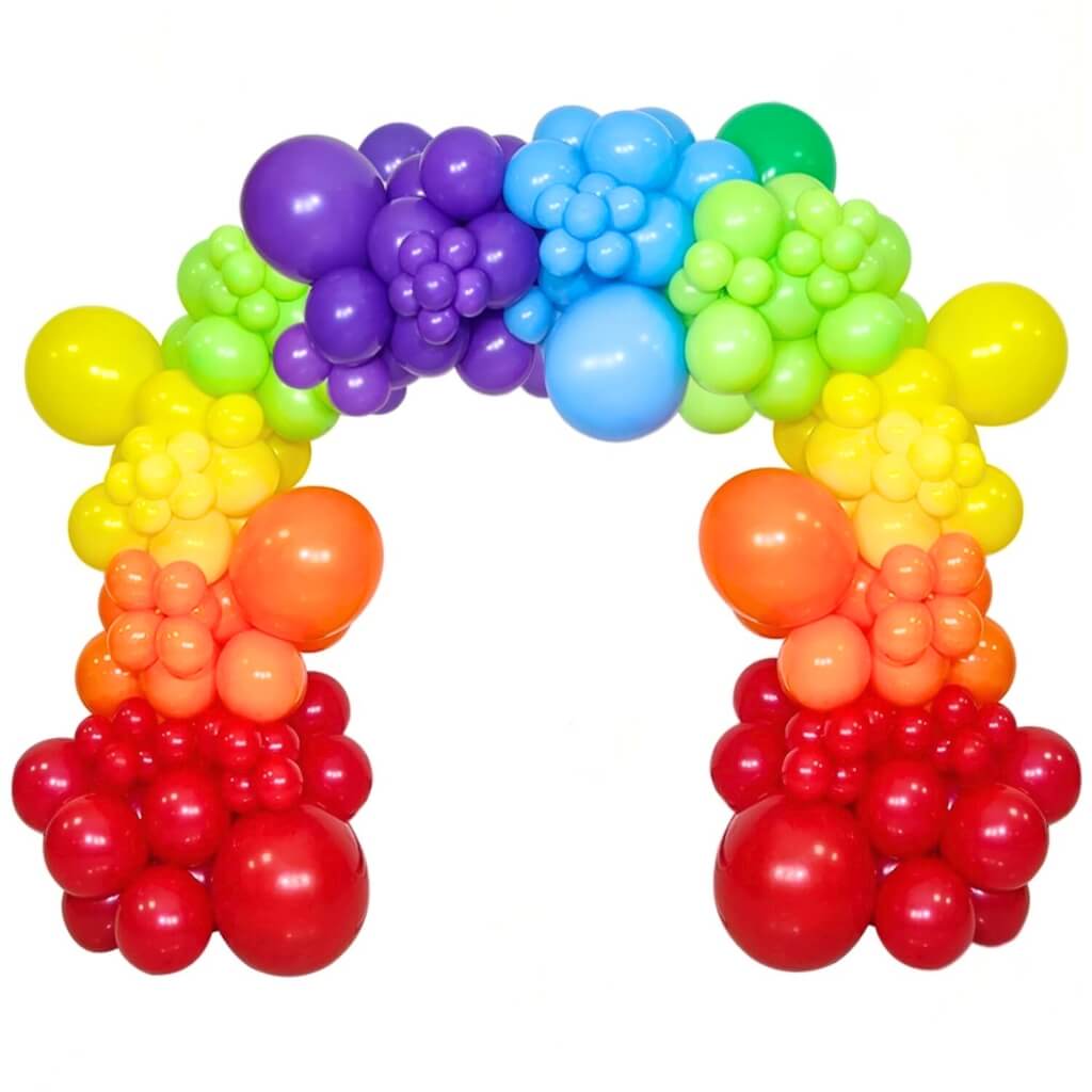 Rainbow Balloon Garland DIY Kit 134pk