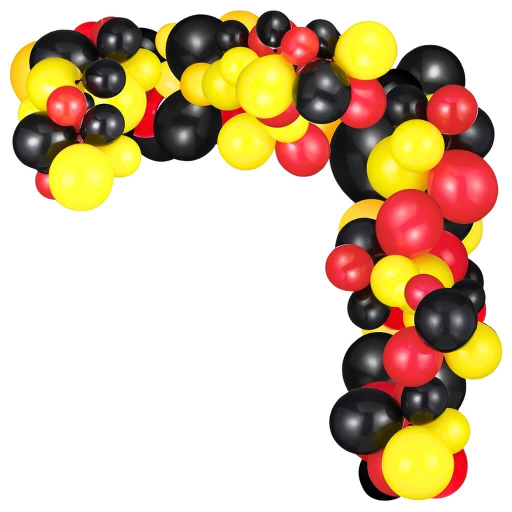 Car Racing Balloon Garland Kit 138pk kids birthday party decorations