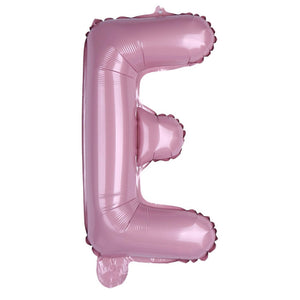 16-inch Baby Pink Alphabet Letter e Foil Balloon