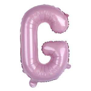 16-inch Baby Pink Alphabet Letter g Foil Balloon