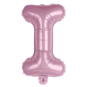 16-inch Baby Pink Letter i Foil Balloon