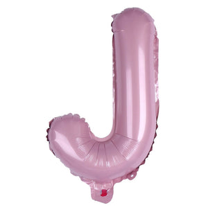 16-inch Baby Pink Letter j Foil Balloon