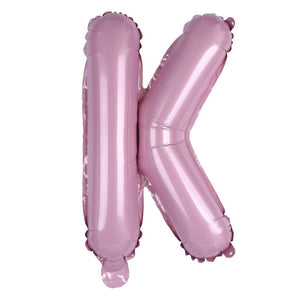 16-inch Baby Pink Letter k Foil Balloon