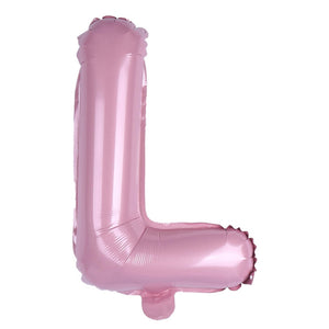 16-inch Baby Pink Alphabet Letter l Foil Balloon