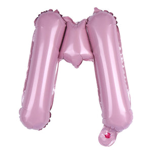 16-inch Baby Pink Alphabet Letter m Foil Balloon