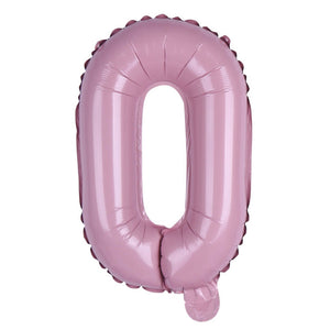 16-inch Baby Pink Alphabet Letter o Foil Balloon