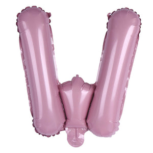 16-inch Baby Pink Alphabet Letter w Foil Balloon