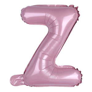 16-inch Baby Pink Alphabet Letter z Foil Balloon