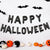 16-inch Black Happy Halloween Foil Balloon Banner