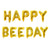 16in Metallic Gold Happy Bee Day Foil Balloon Banner