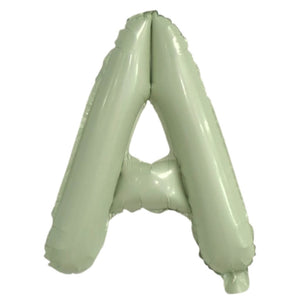 16-inch Olive Green A-Z Alphabet Letter a Foil Balloon