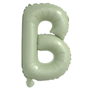 16-inch Olive Green A-Z Alphabet Letter b Foil Balloon