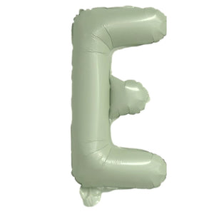 16-inch Olive Green A-Z Alphabet Letter e Foil Balloon