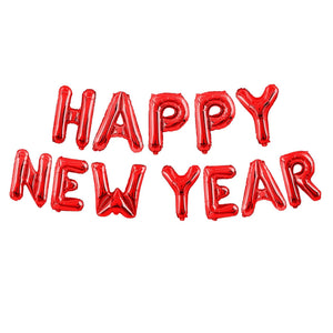 16-inch Red HAPPY NEW YEAR Foil Balloon Banner