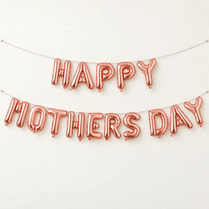 16-inch Rose Gold HAPPY MOTHER'S DAY Foil Balloon Banner