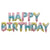 16-inch Pastel Rainbow HAPPY BIRTHDAY Foil Balloon Banner