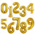 16-inch Gold Number 0-9 Foil Balloon