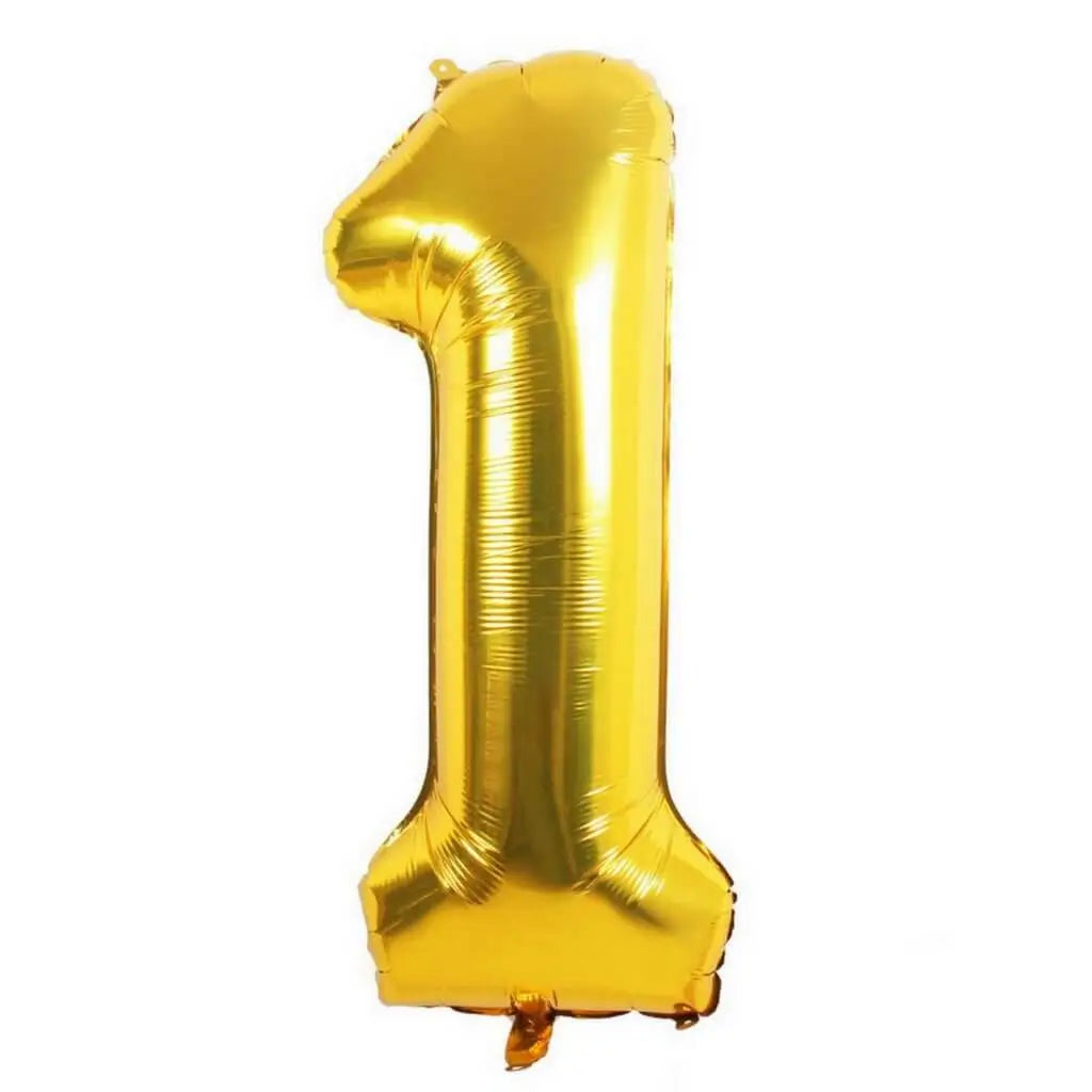 16-inch Gold Number 1 Foil Balloon