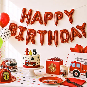16-inch Red HAPPY BIRTHDAY Foil Balloon Banner