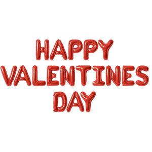 16-inch Red HAPPY VALENTINES DAY Foil Balloon Banner