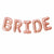 16-inch Rose Gold BRIDE Foil Balloon Banner