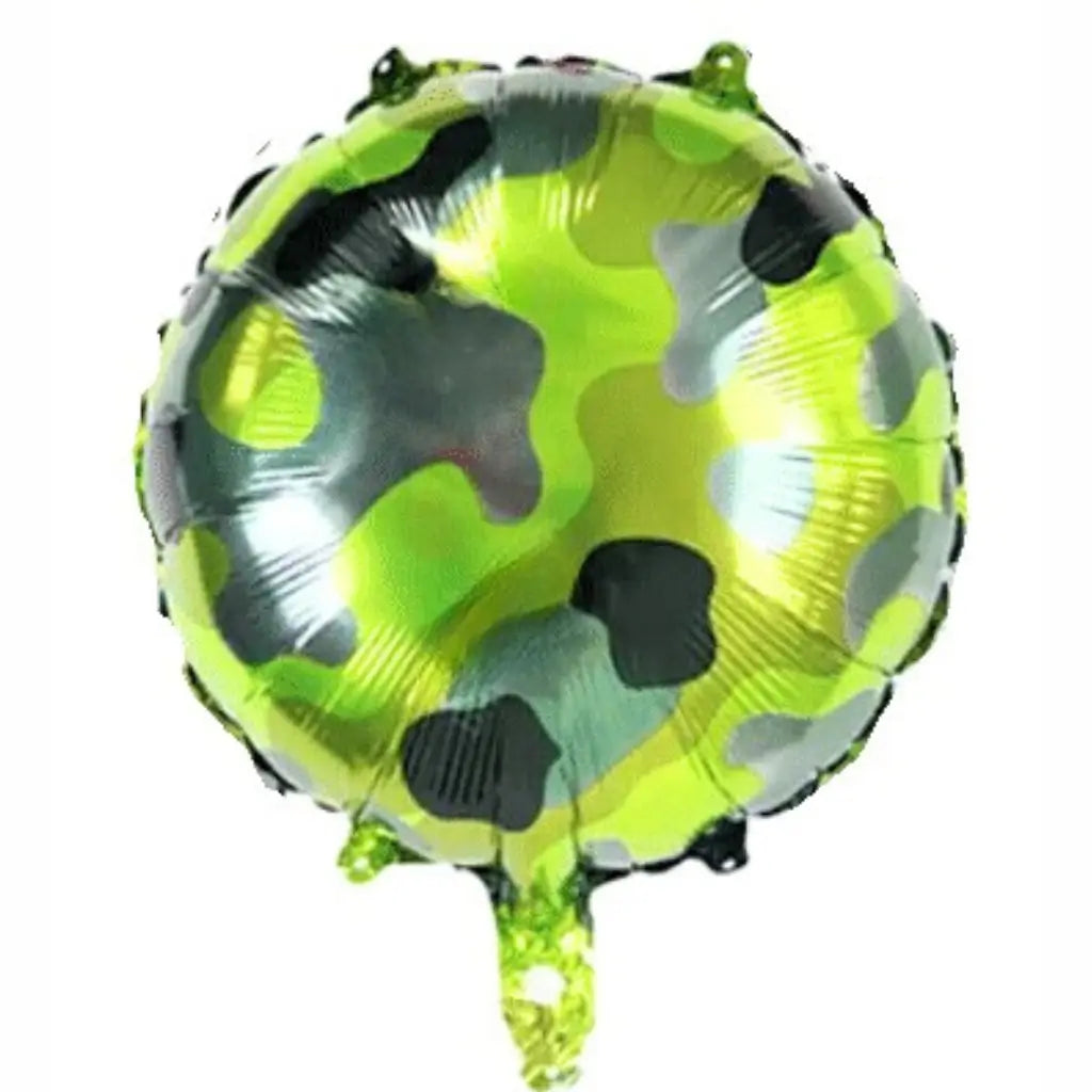 18-inch Camouflage Round Foil Balloon