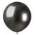 18-inch Metallic Chrome Black Latex Balloon