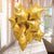 18-inch Metallic Gold Star Foil Balloon Bouquet 10 Pack