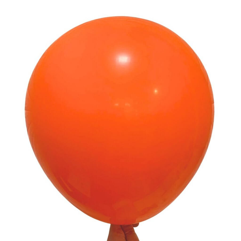 18-inch Orange Latex Balloon