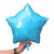 18-inch Turquoise Blue Star Foil Balloon