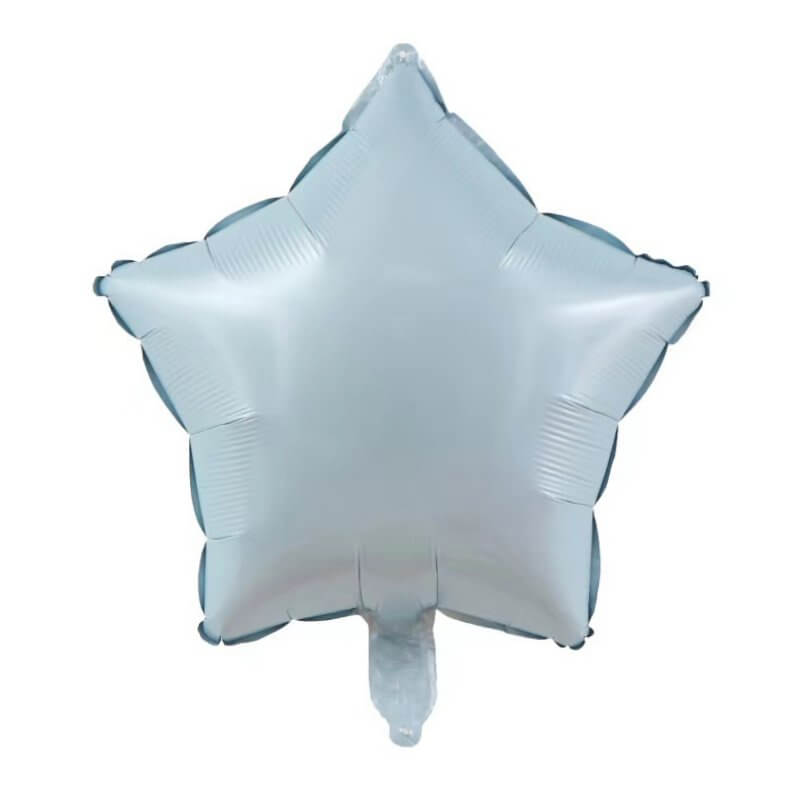 18-inch Retro Blue Star Foil Balloon