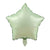 18-inch Retro Olive Green Star Foil Balloon