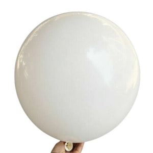 18" White Wedding Bridal Shower Latex Balloon