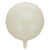 18-inch Matte Cream Round Foil Balloon