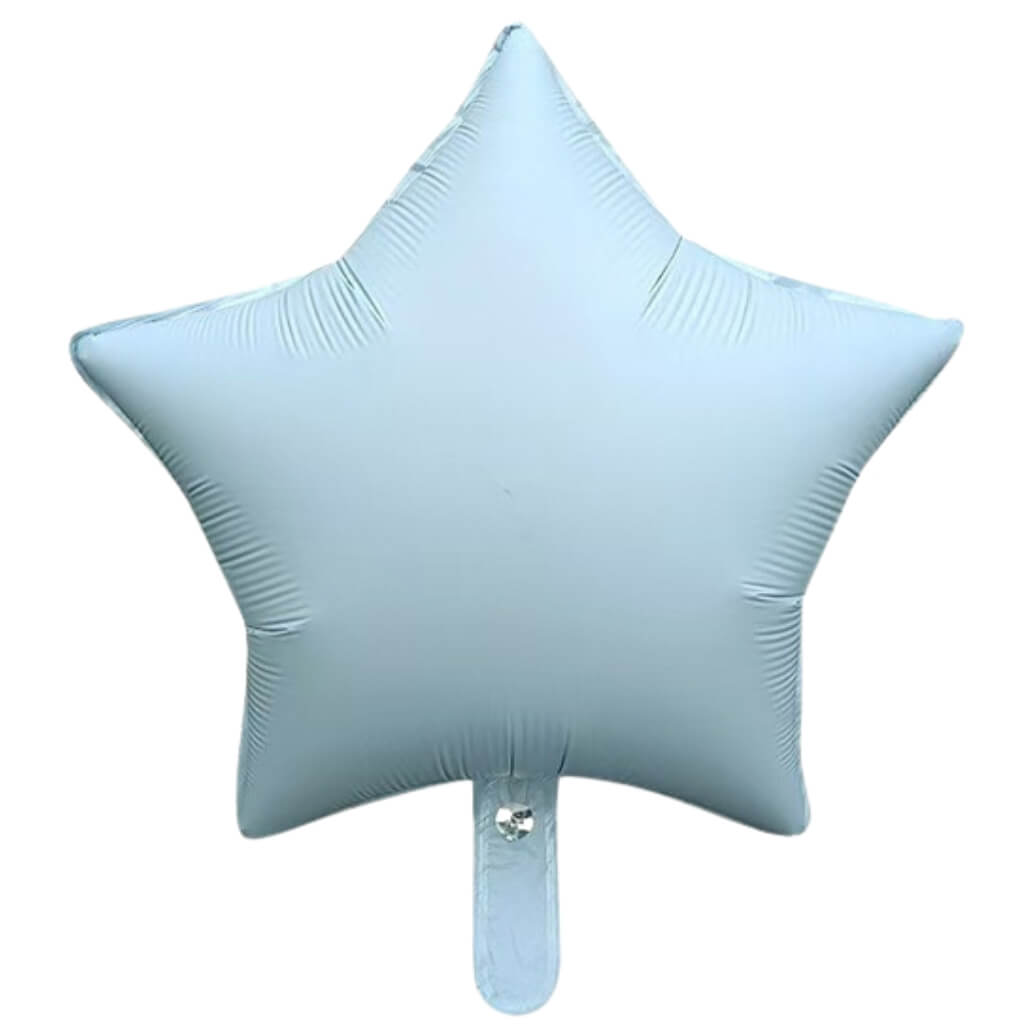 18-inch Matte Pastel blue Star Foil Balloon party decoration