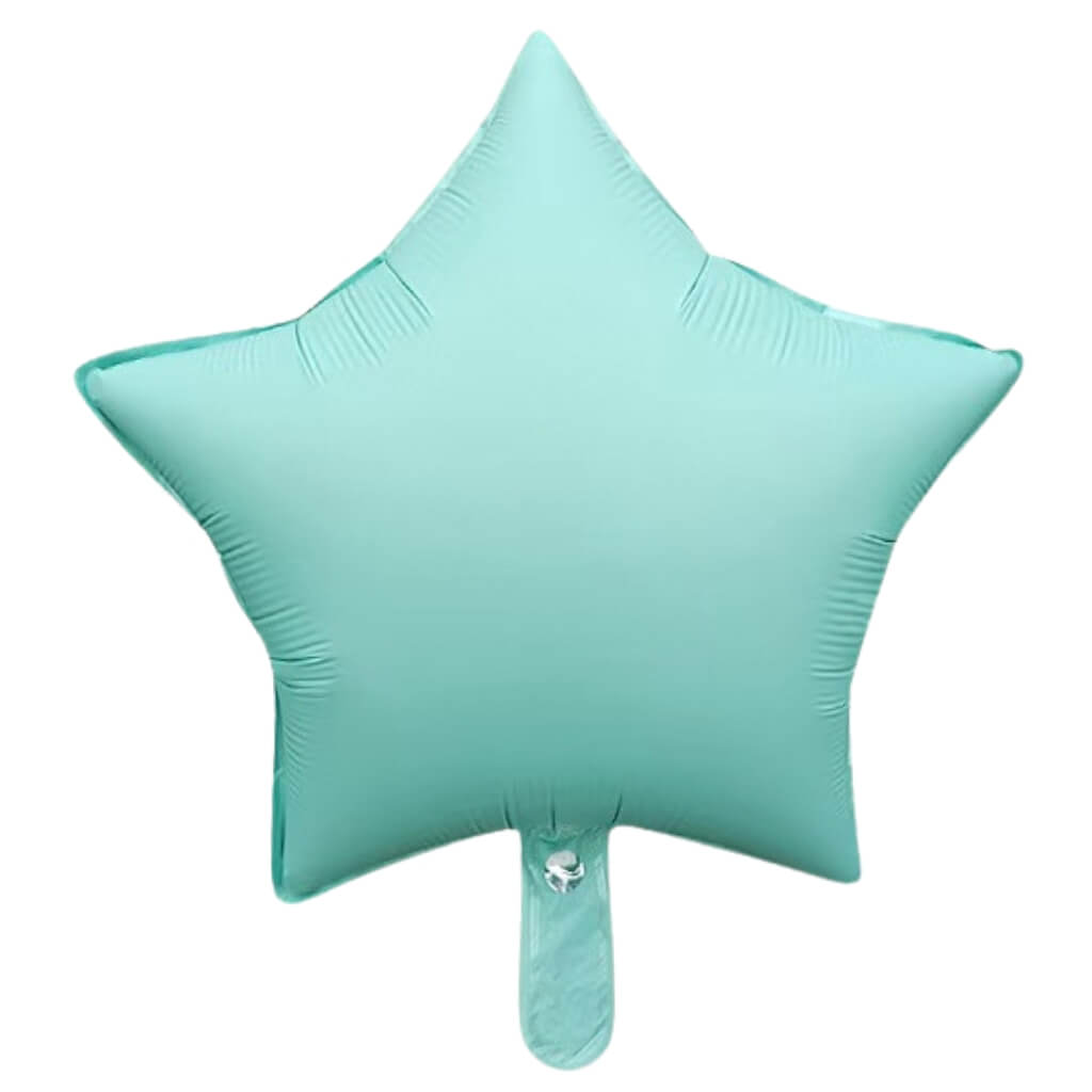 18-inch matte pastel star assorted colour foil balloon