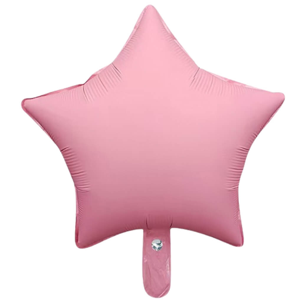18-inch Matte Pastel pink Star Foil Balloon party decoration