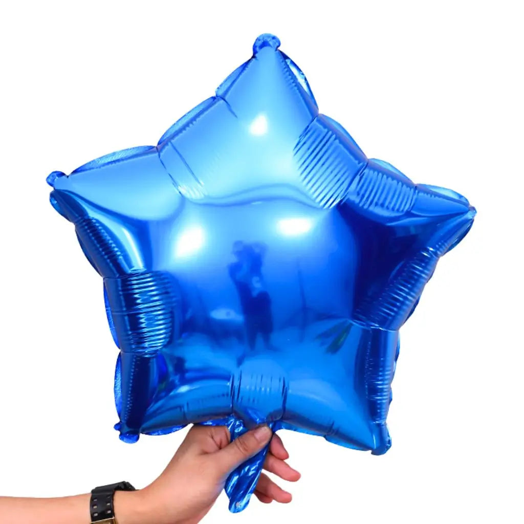 18-inch Metallic Blue Star Foil Balloon