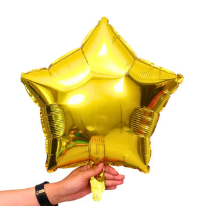 18 Inch Gold Star Foil Balloon - Online Party Supplies