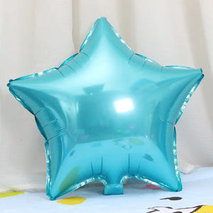 18-inch Teal blue Star Foil Balloon