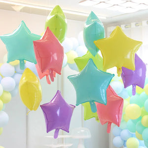 18-inch Pastel Candy Macaron Star Foil Balloon
