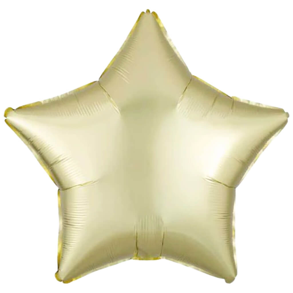 18-inch Champagne Gold Star Foil Balloon