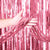 Metallic Light Pink Tinsel Foil Fringe Rain Curtain