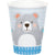 Birthday Bear Paper Cups 266ml 8pk