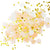 Gold Peach White Foil Confetti 20g