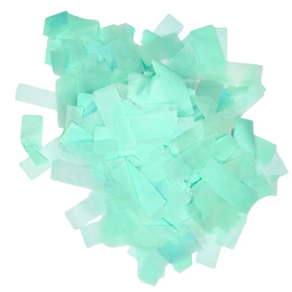 Rectangular Paper Confetti - Mint Green