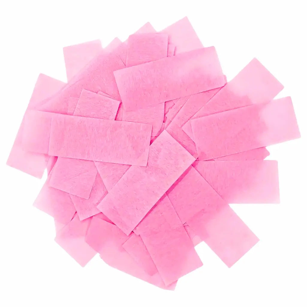 Rectangular Paper Confetti - Pink