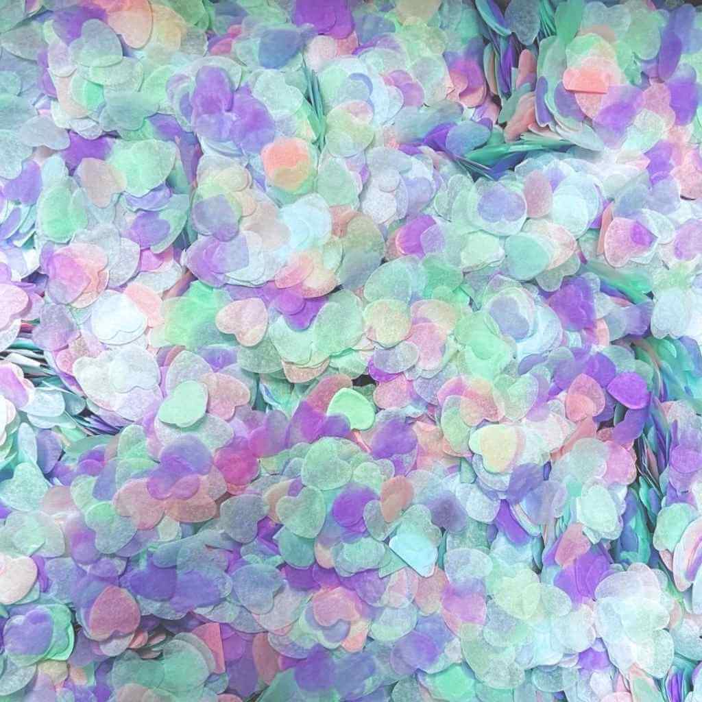 Mermaid Heart Paper Confetti Mix 20g