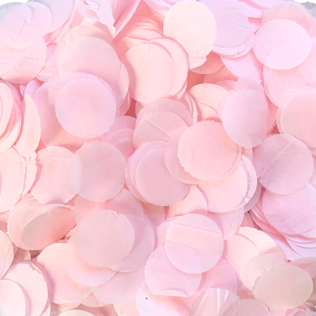 20g Round Circle Tissue Paper Party Confetti Table Scatters - baby Pink
